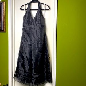 DAVID Bridal Black Bridesmaid Dresd